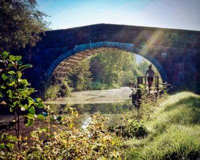 Early light on the canal, Parbold.